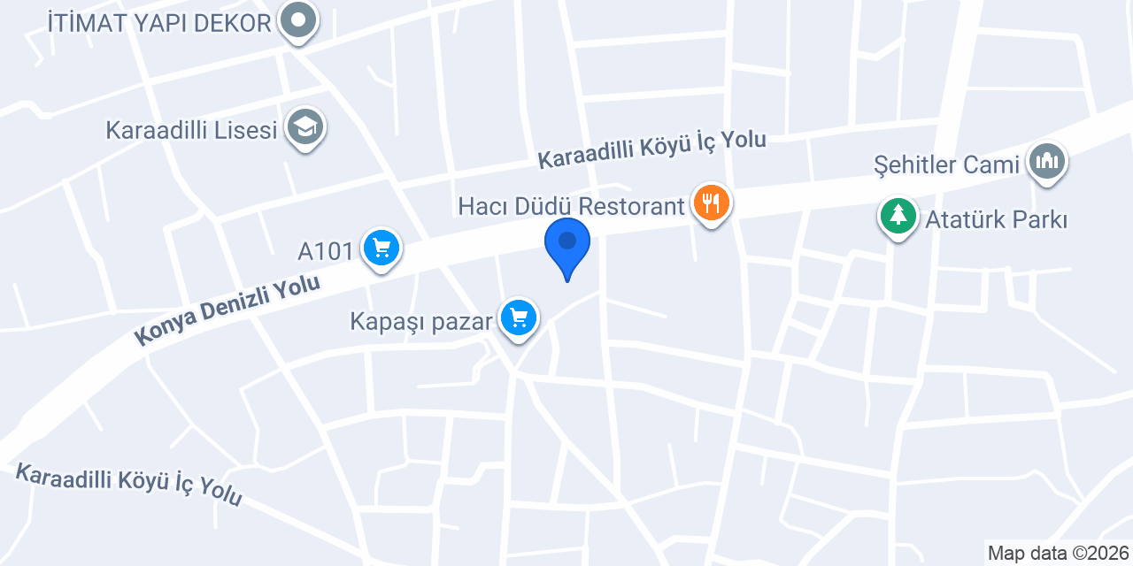 Karaadilli İlkokulu konumu
