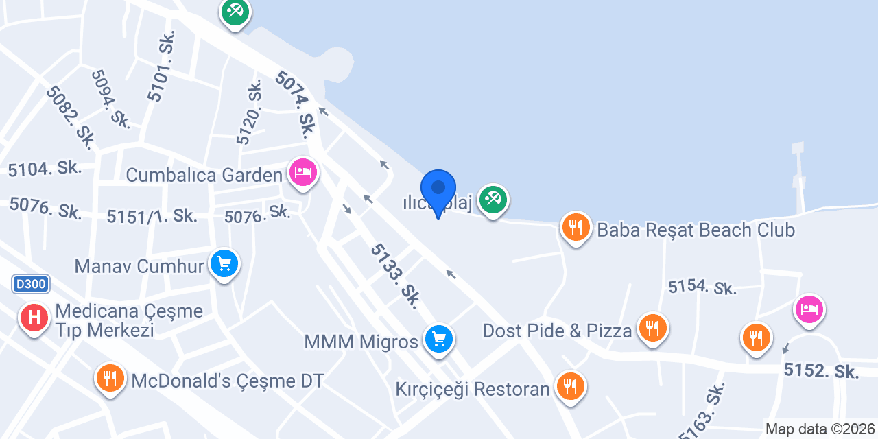 Gözde Restaurant konumu