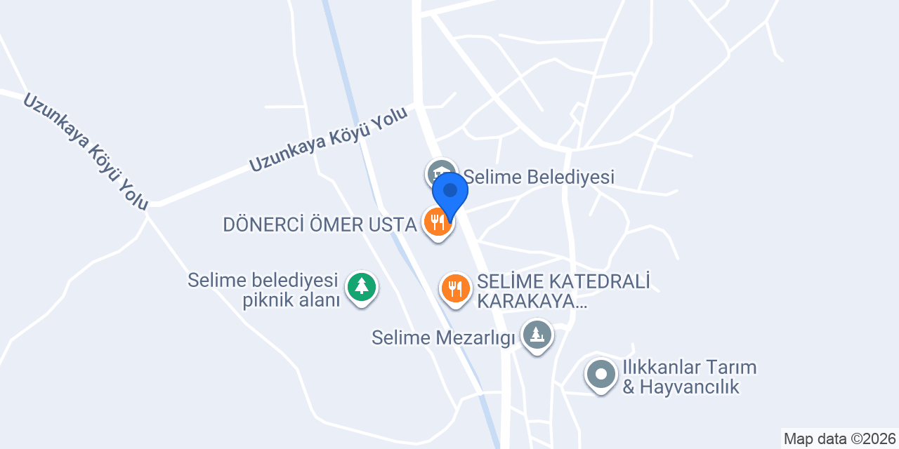 Ptt-selime Acentesi konumu