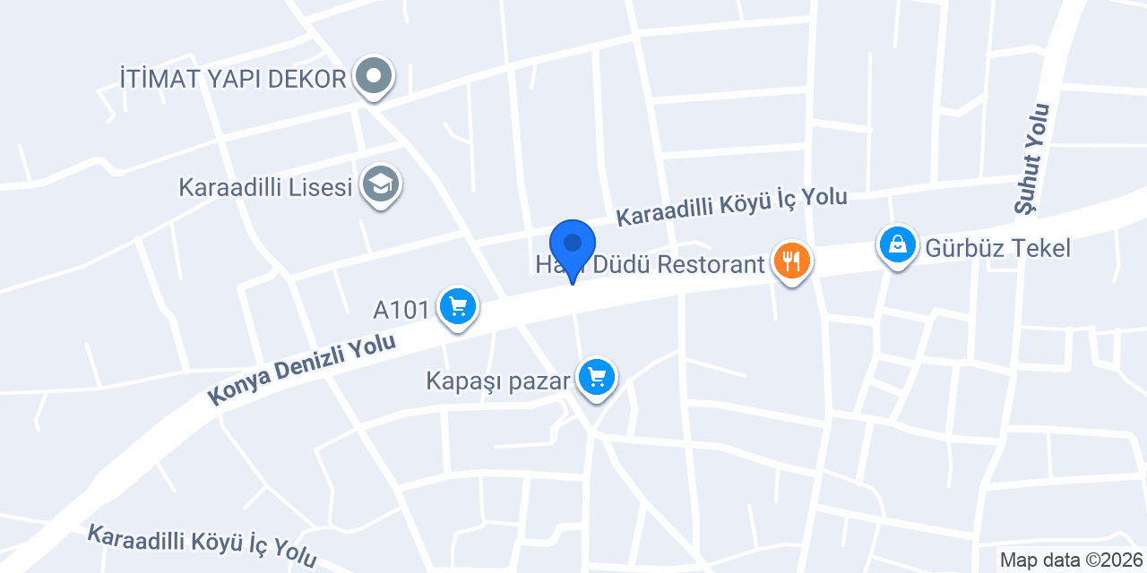 Karaadilli Veteriner Kliniği konumu