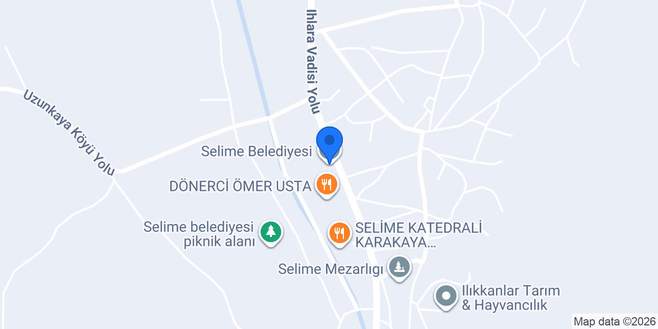 Selime Belediyesi konumu
