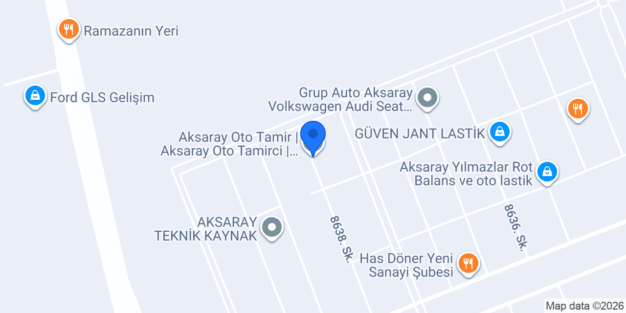 Aksaray Oto Tamir | Aksaray Oto Tamirci | Esat Oto Tamir 7/24 konumu