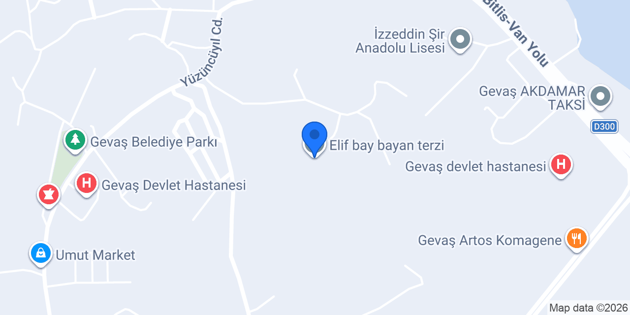 Elif bay bayan terzi konumu