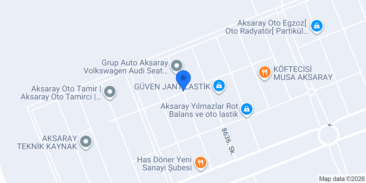 Aksaray İveco Mitsubishi Isuzu Devrem Oto Tamir Servis konumu