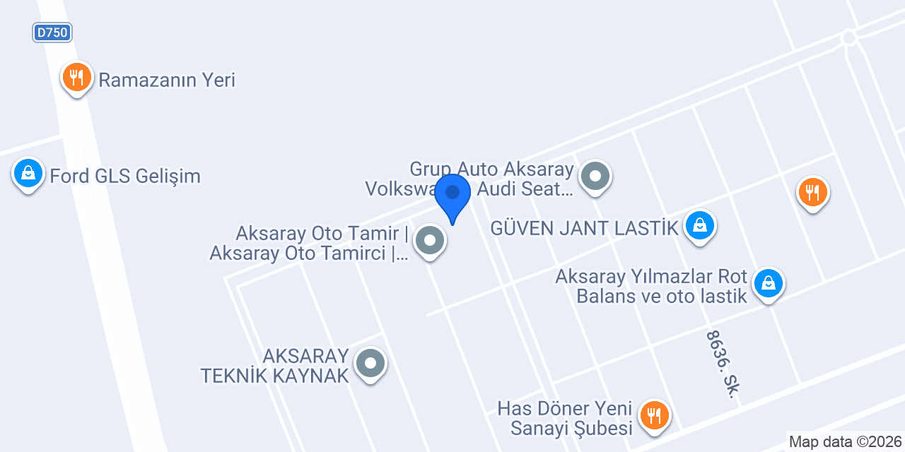 Aksaray Oto Tamirci Oto Tamircisi Caner Usta 7/24 konumu