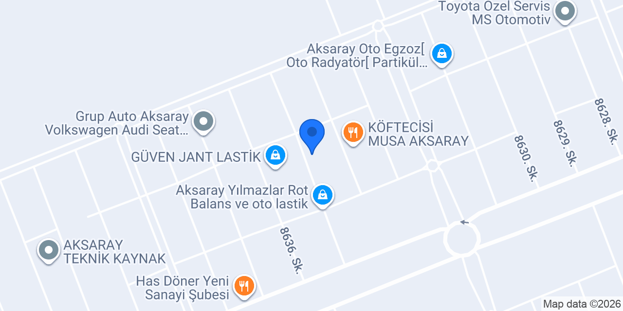 Oges Tuning & Performance / AKSARAY Profesyonel Chiptuning - EGR/DPF/ADBLUE Arıza Çözüm Merkezi konumu