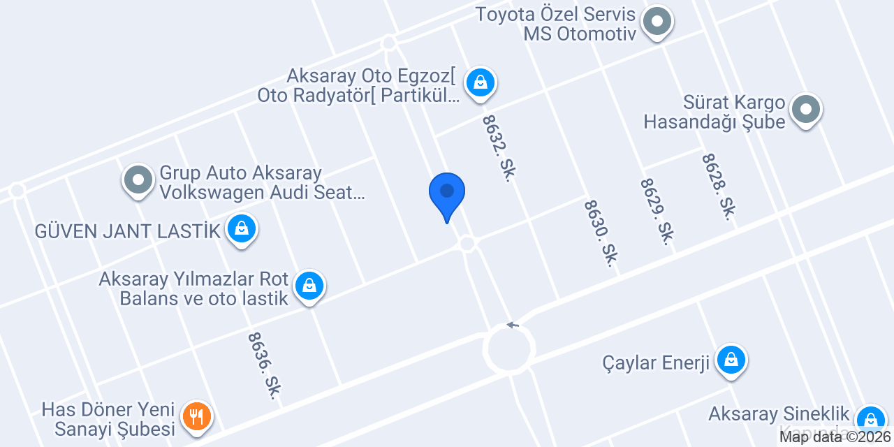 Ford Teknik özel servis konumu