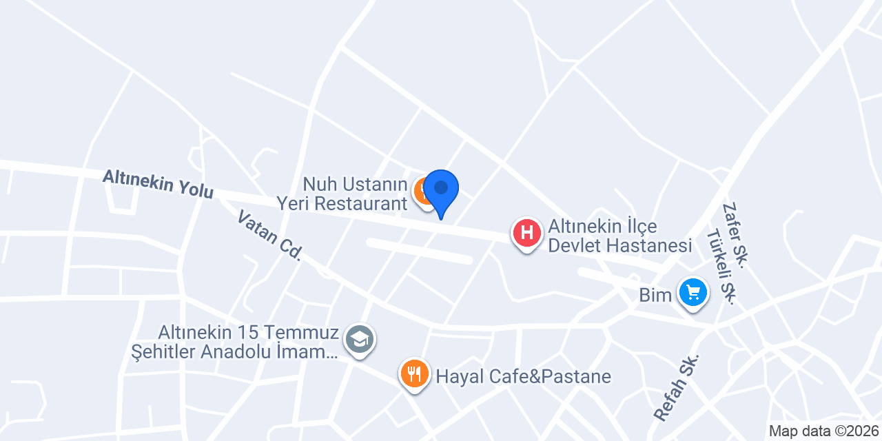 ALTIN ET konumu