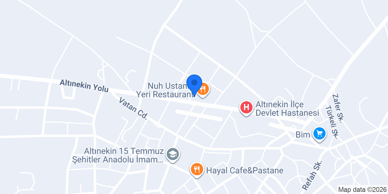 Ulutaş yapı market konumu