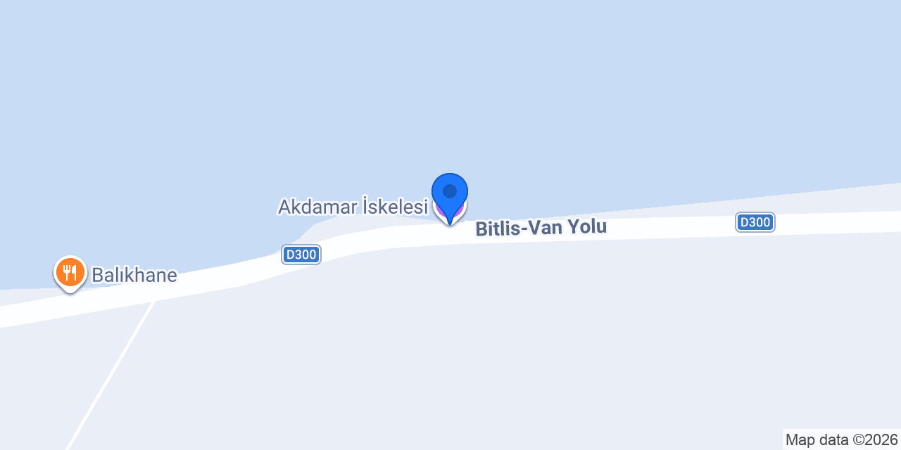 Akdamar İskelesi konumu
