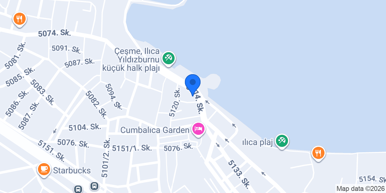 Cumbalıca Beach Hotel konumu