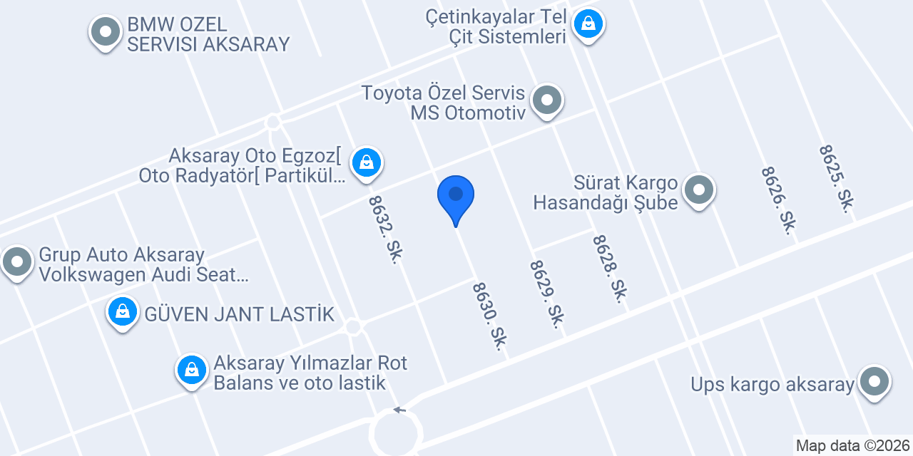 Yilmazlar auto konumu
