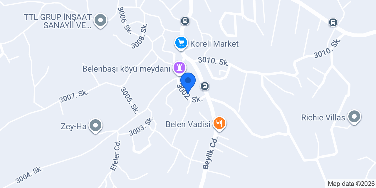 Belenbaşı İlkokulu konumu