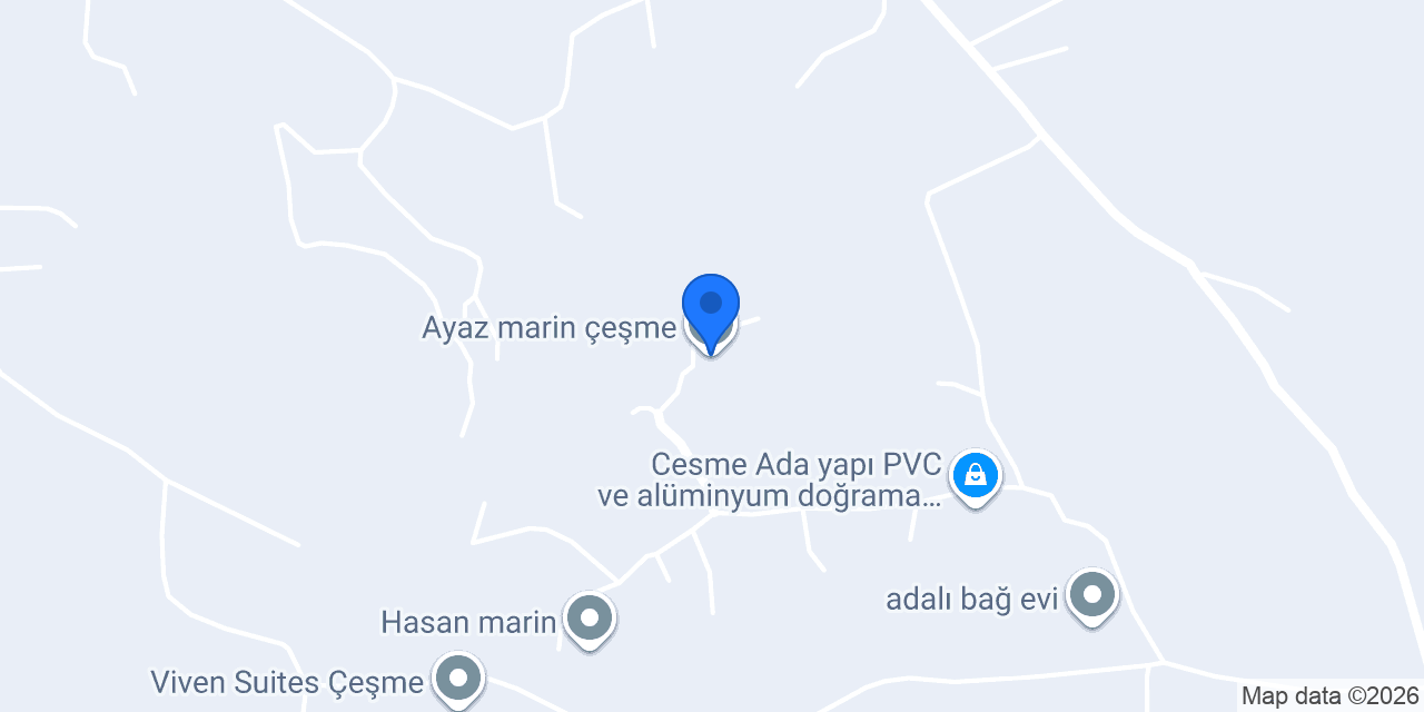 Ayaz marin çeşme konumu