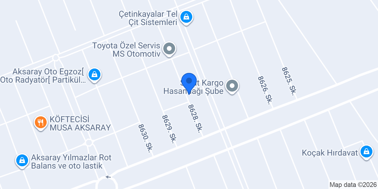 DEMİRTAŞLAR ıveco ısuzu mıtsubıshı özel servis ve yedek parça konumu