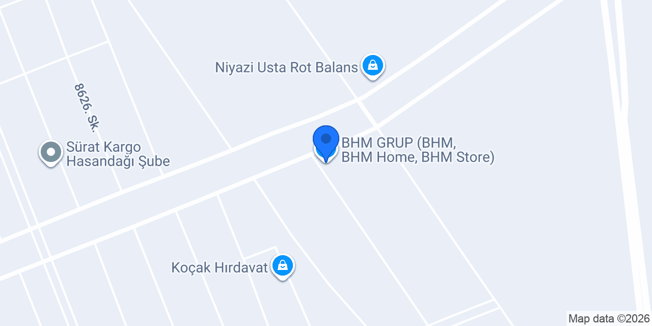 BHM GRUP (BHM, BHM Home, BHM Store) konumu