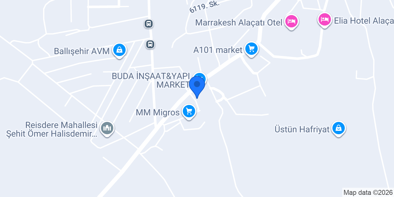 Biçer Mobilya konumu