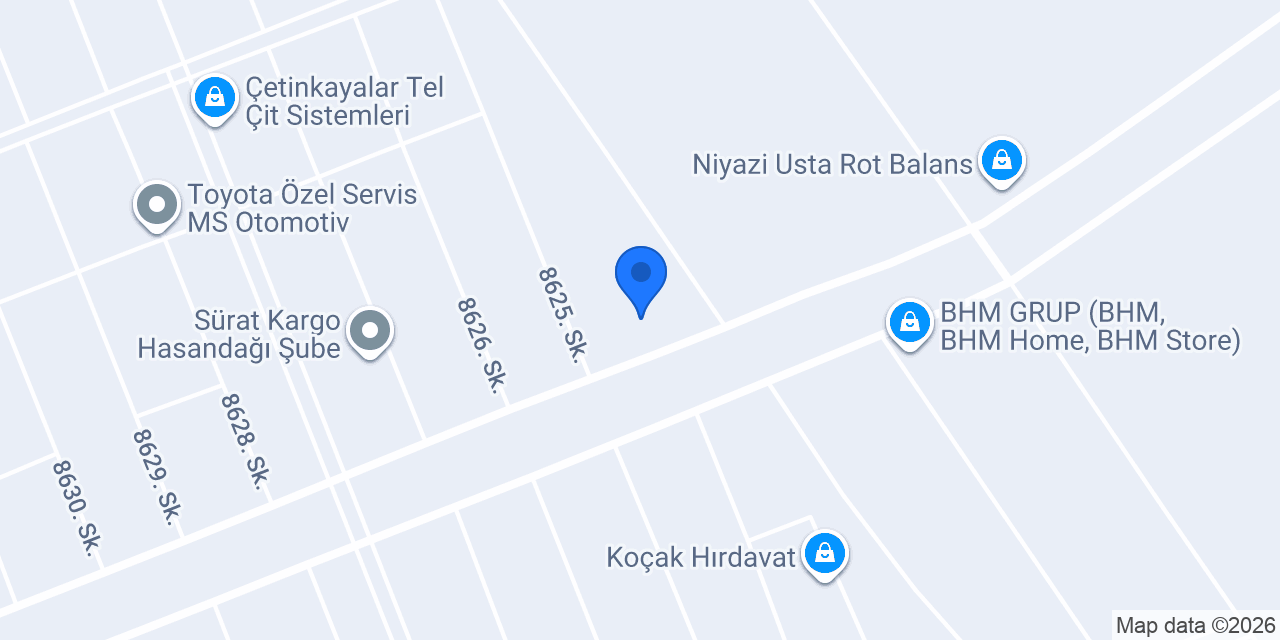 İmzam Çelik Kapı Aksaray konumu