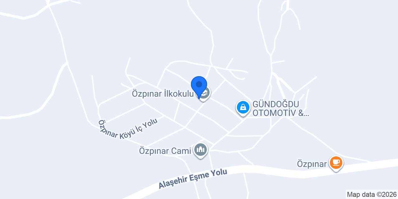 Özpınar İlkokulu konumu