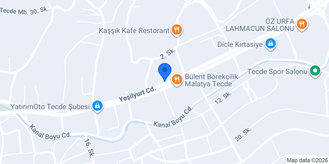 Şehrazat Gelinlik konumu