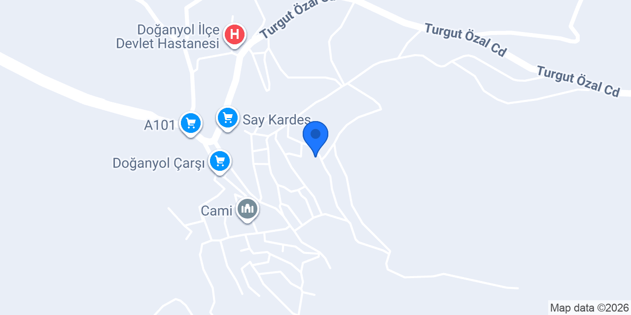 Ptt-doğanyol Şubesi konumu