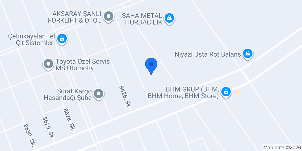 GÜMÜŞSOY METAL konumu