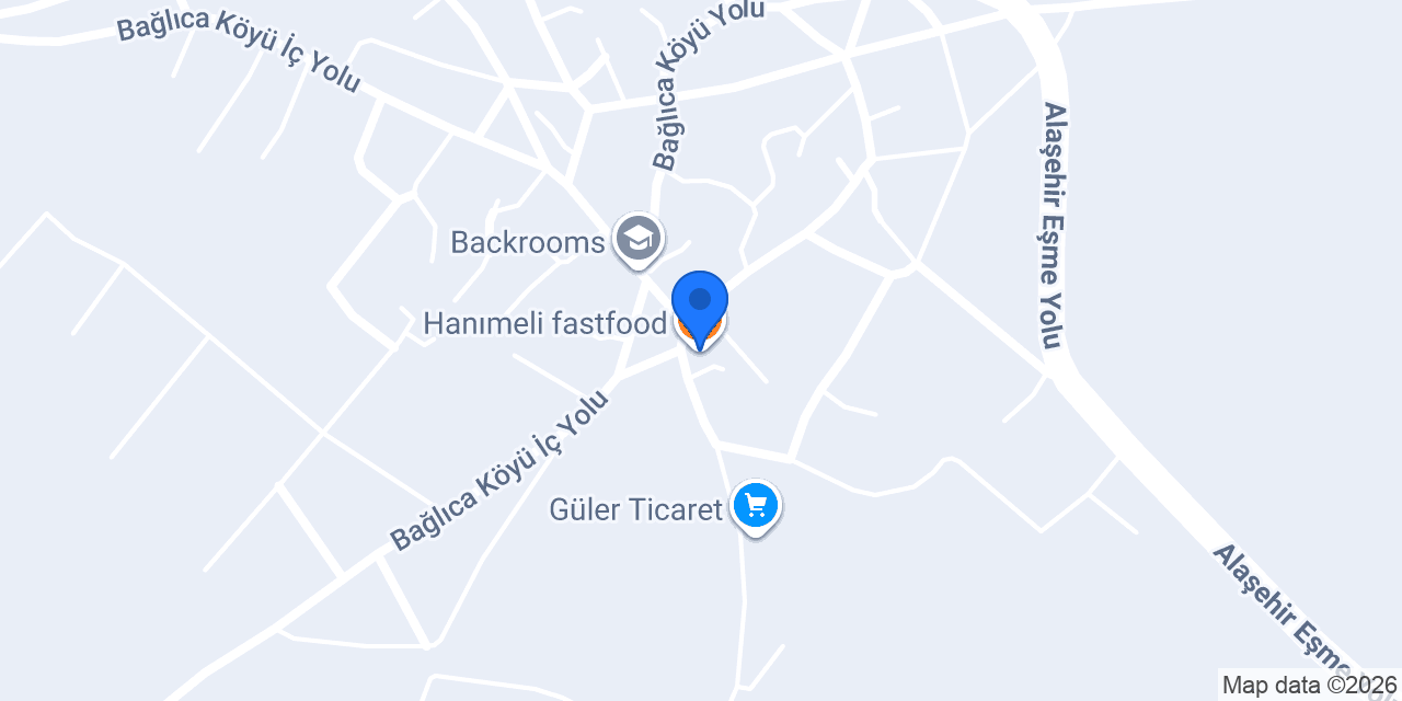 Hanımeli fastfood konumu