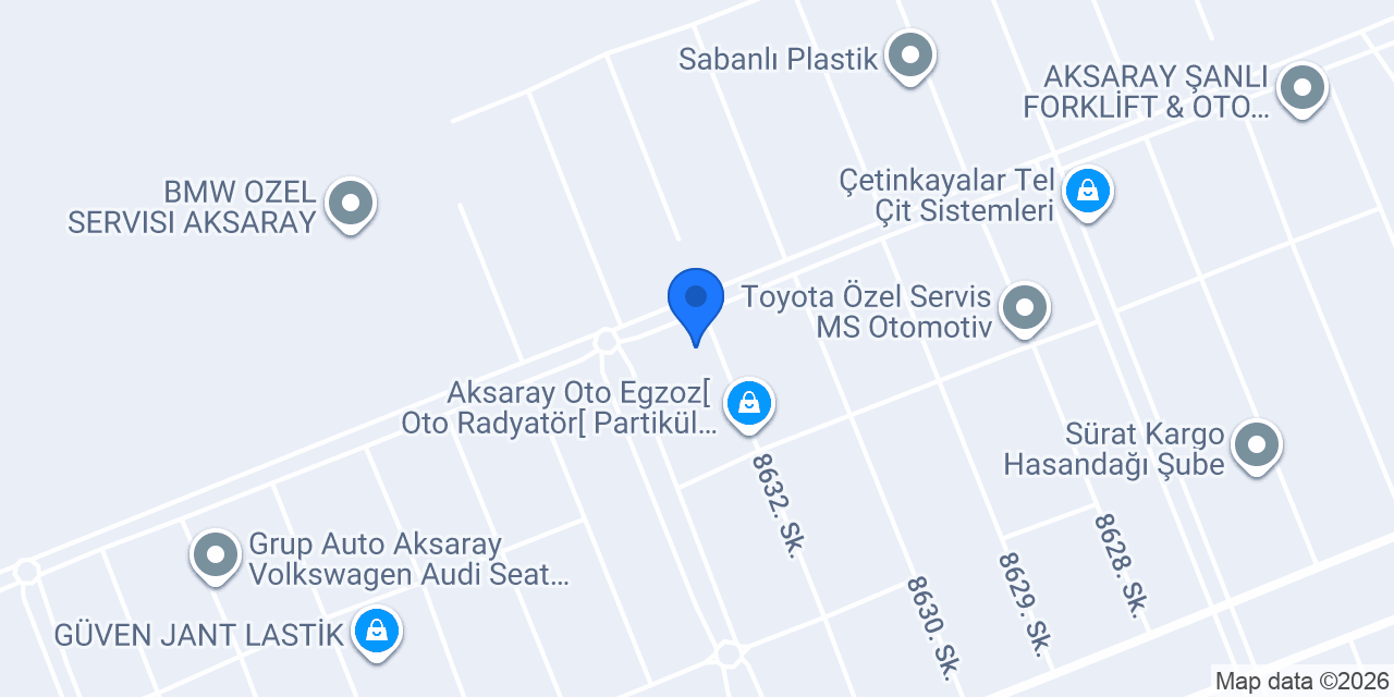 Günindi rot balans & lastik servisi konumu