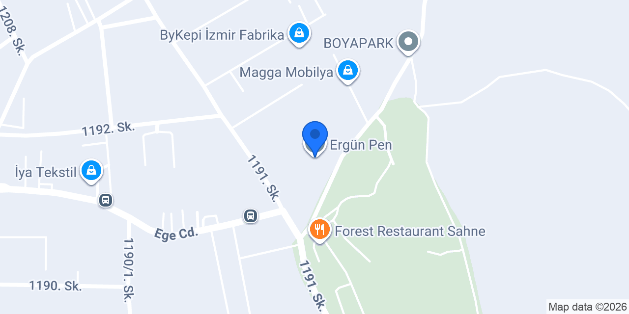 Ergün Pen konumu