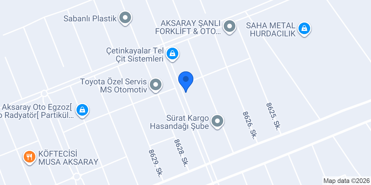 Çelikler Hırdavat konumu