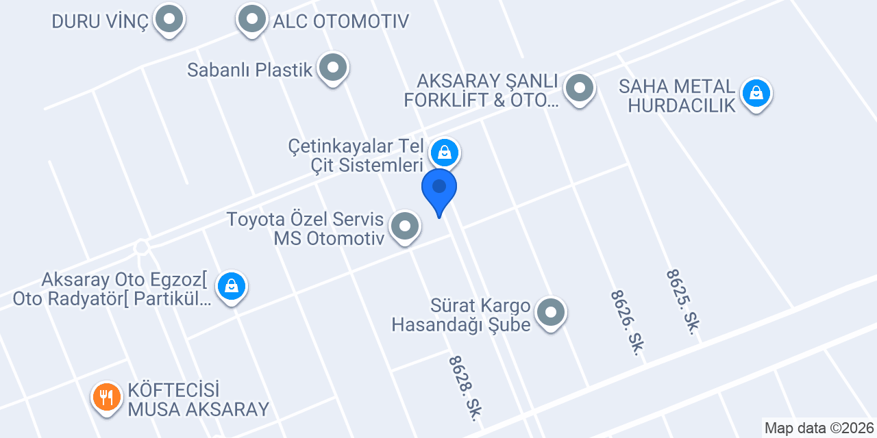 Yüksel Detailing konumu