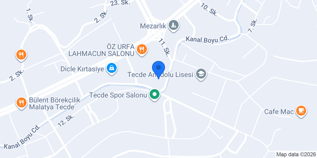 Uğur Okulları Malatya Kampüsü konumu