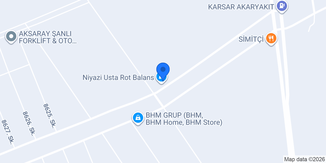 Gün Jant Lastik konumu