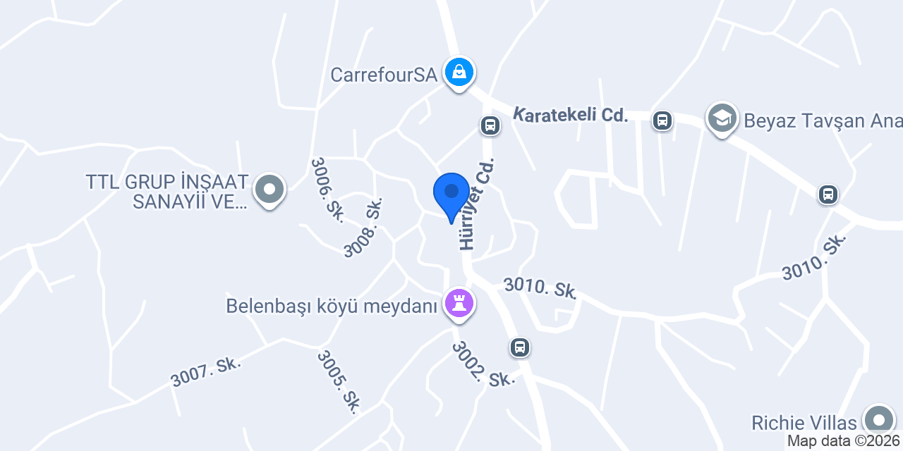 Nuri Erkek Kuaförü konumu