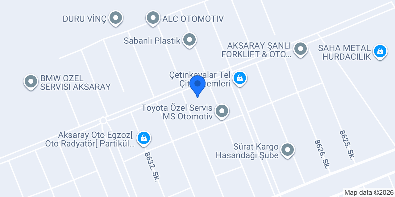 Oto Başkent Özel Servisi AKSARAY VW-AUDI-SKODA-SEAT konumu