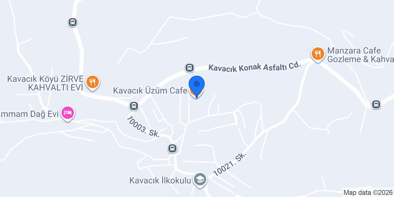 Kavacık Üzüm Cafe konumu