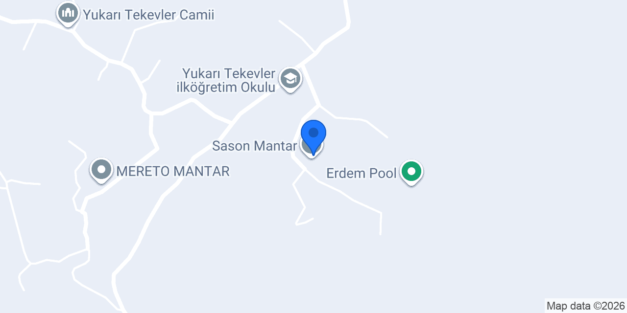 Sason Mantar konumu