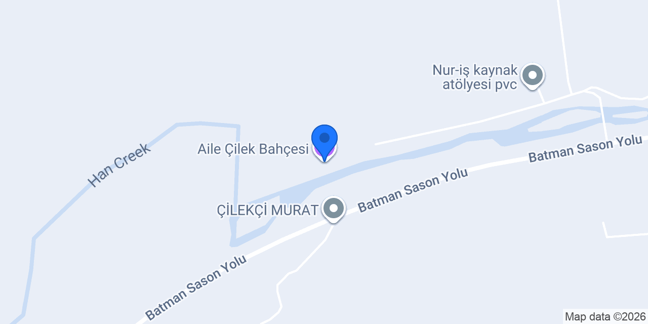Aile Çilek Bahçesi konumu