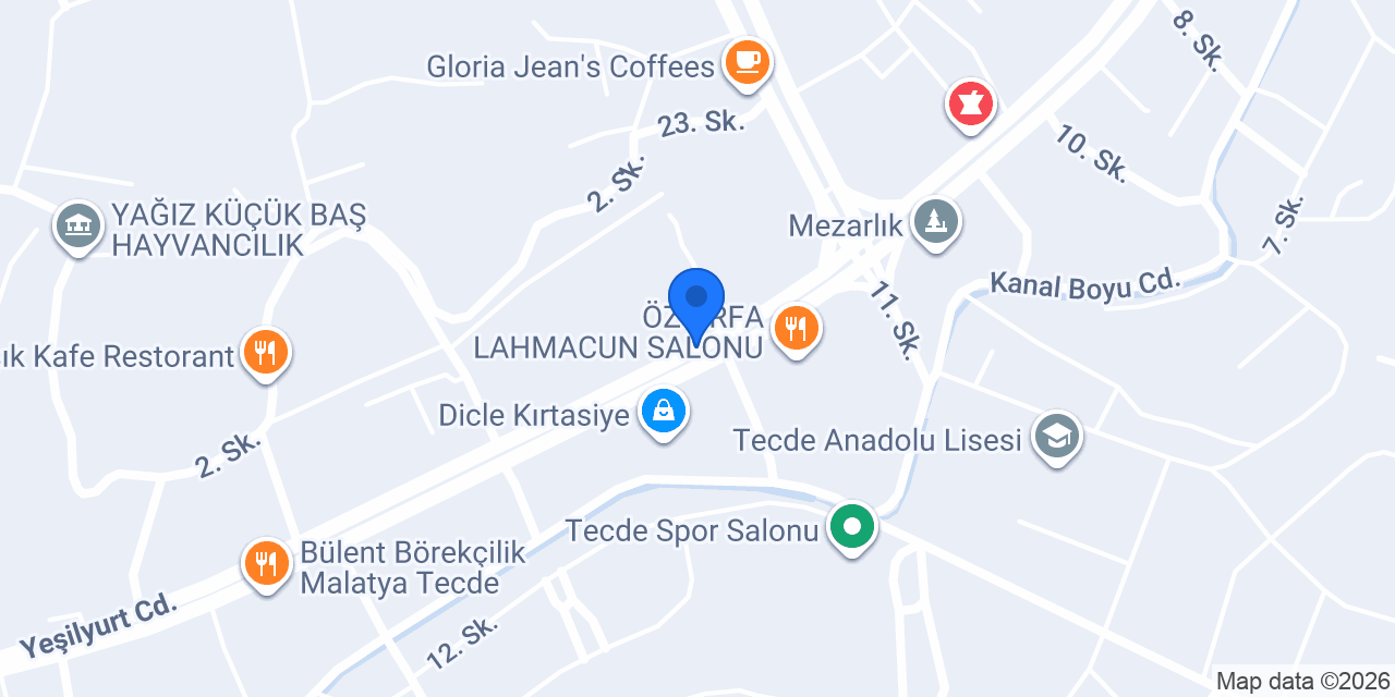 Komagene Tecde konumu