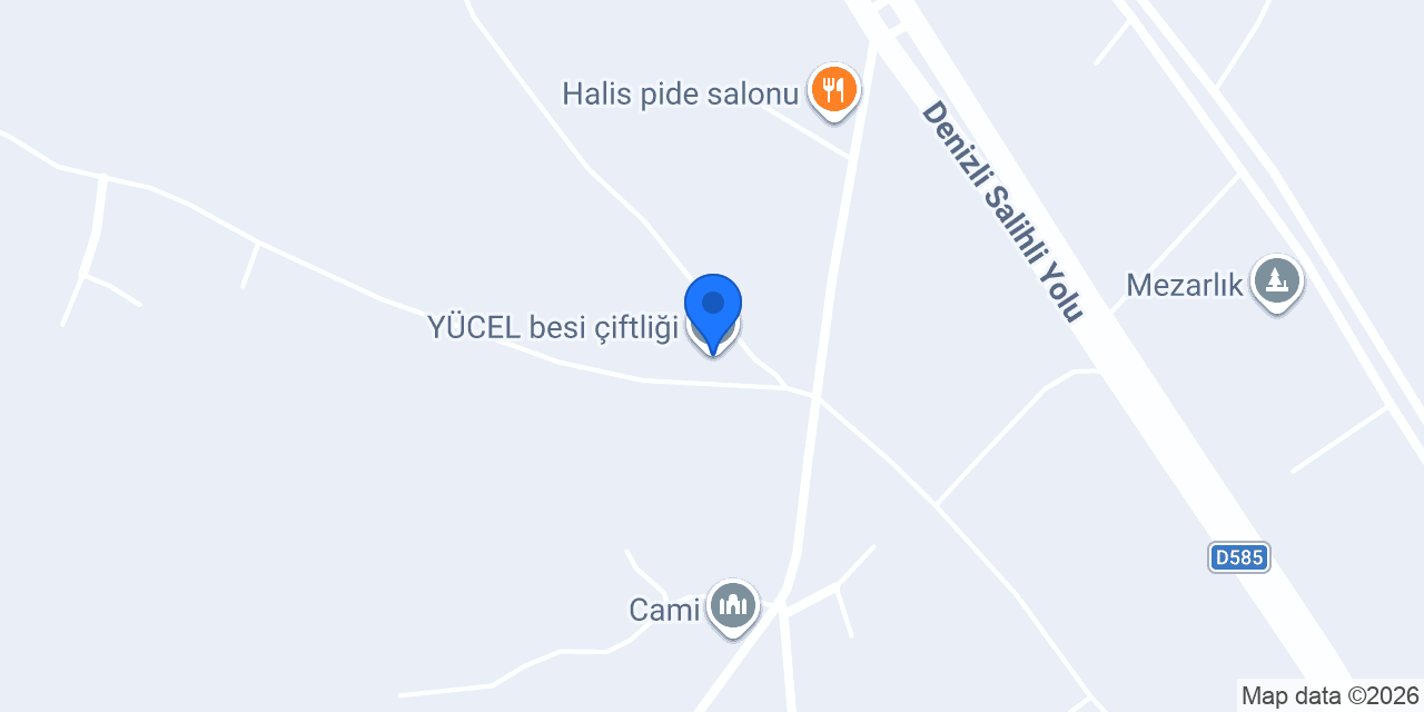 YÜCEL besi çiftliği konumu