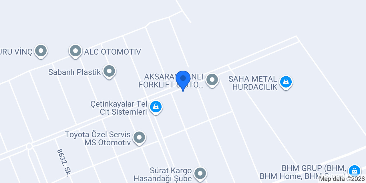 ALTINSOY GROUP YEDEK PARÇA konumu