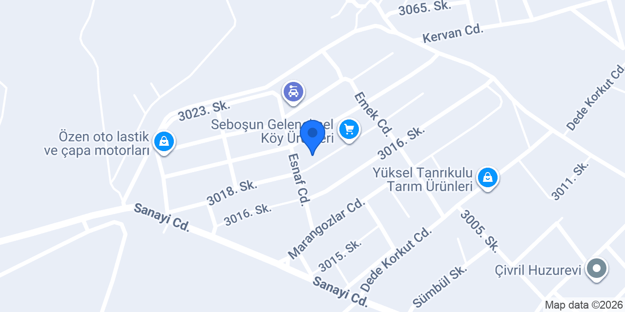 Kaportacı Yücel konumu