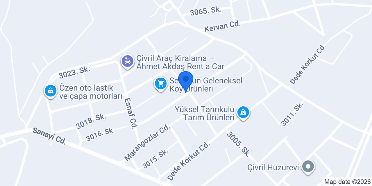 Albeyazım mobilya konumu
