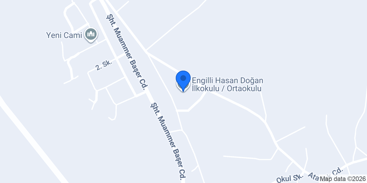 Engilli Hasan Doğan İlkokulu / Ortaokulu konumu