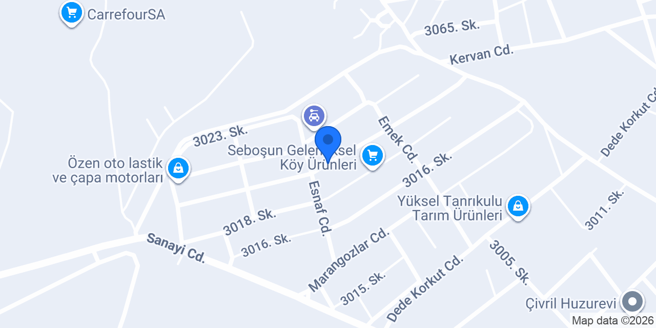 Göktuğ Mobilya konumu