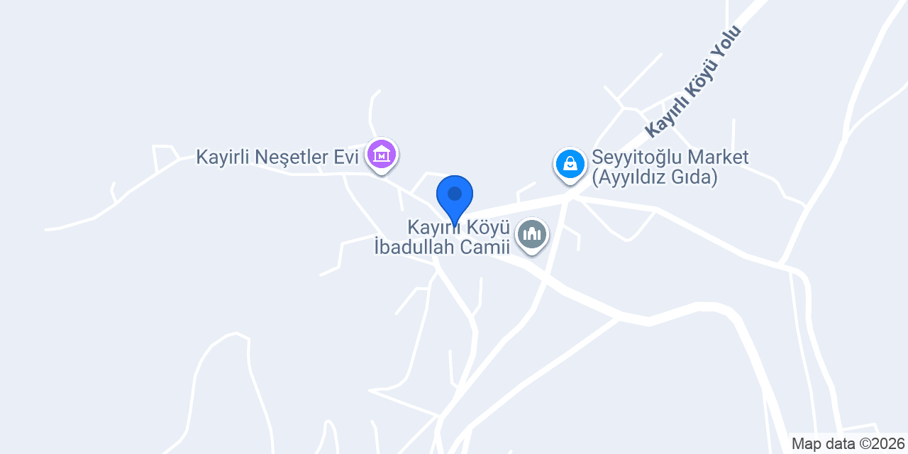 KAYIRLI MUHTARLIĞI konumu