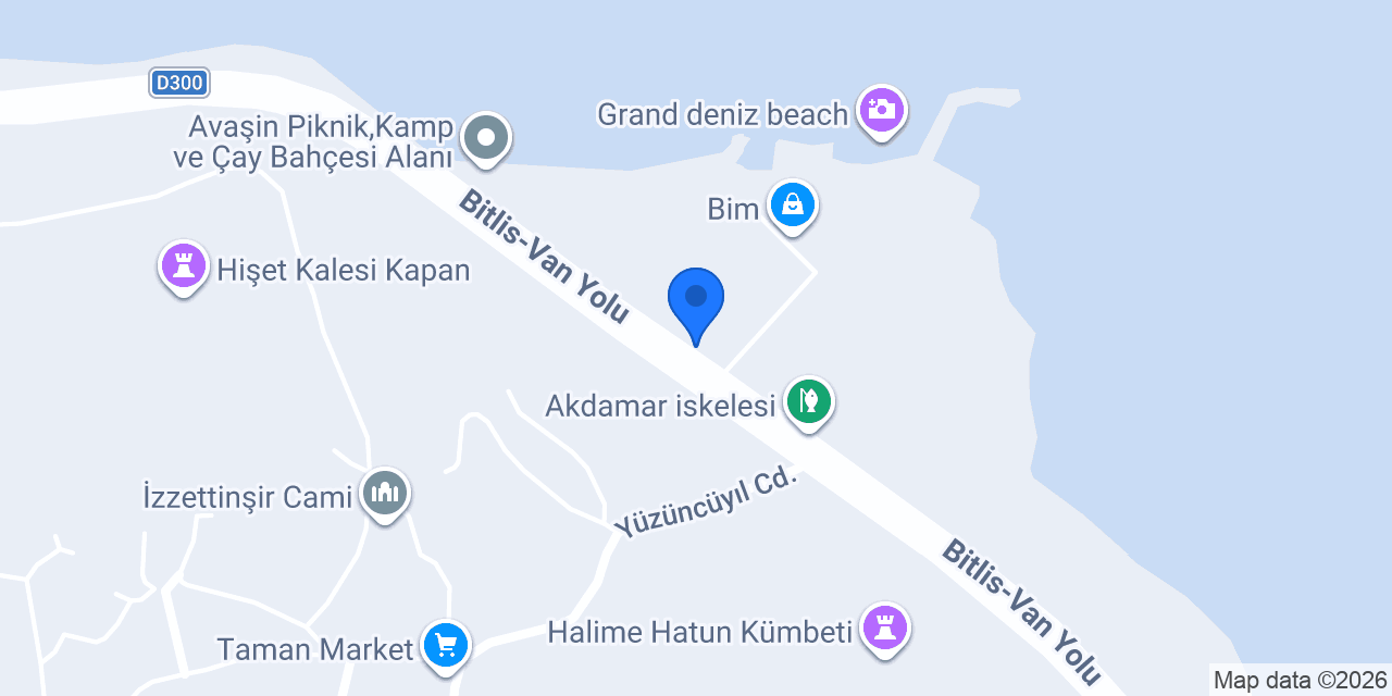Akdamar adası konumu