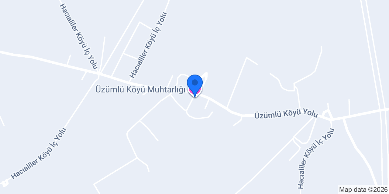 Üzümlü Köyü Muhtarlığı konumu