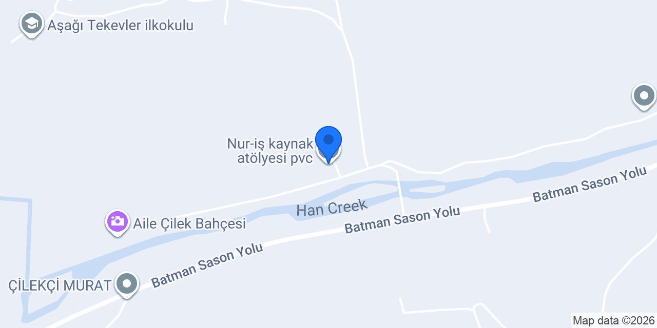 Nur-iş kaynak atölyesi pvc konumu