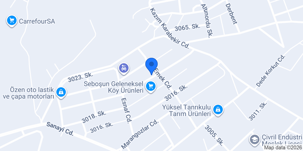 Kırgız Motor konumu
